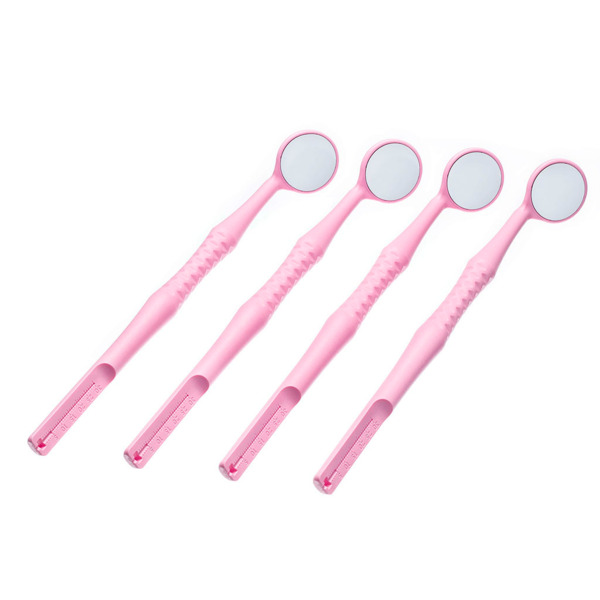 Зеркало стоматологическое Dialog M2 Endo-Guage, родиевое, №4.5, светло-лиловый, 4 шт - фото 1