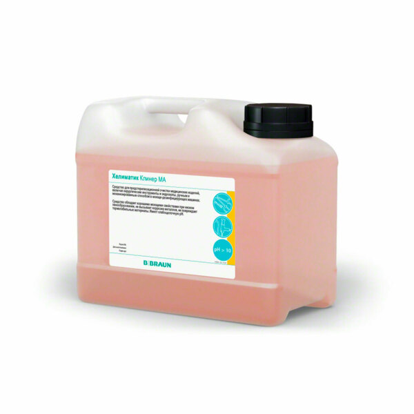 Дезинфицирующий концентрат B.Braun Хелиматик клинер МА, для медицинских изделий, канистра, 5 л - фото 1