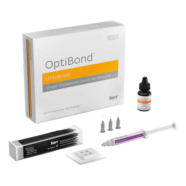 Адгезивная система OptiBond Universal, набор: 1 бутылочка (5 мл) адгезива, 1 шприц (3 г) протравлива - фото 0