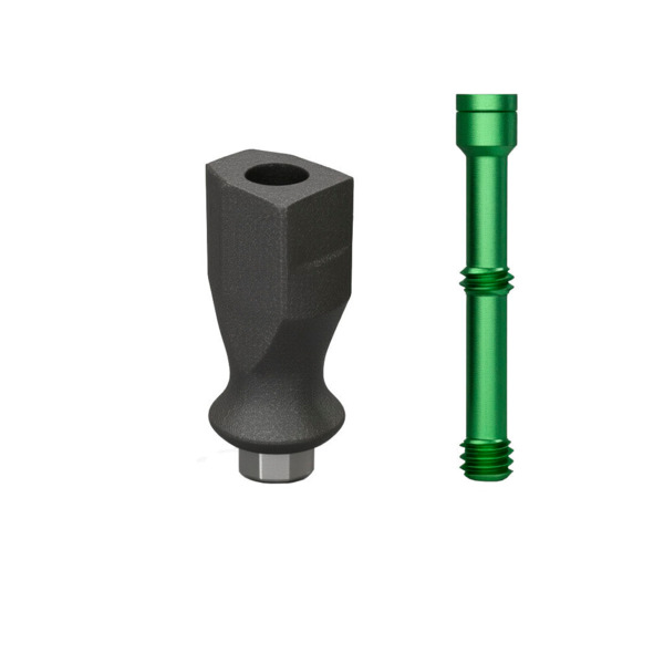 Скан Боди OSSTEM SS Regular, длинный, 6-гранник D=1.2 мм, L=10.0 мм, с титановым винтом, цвет зеленый - фото 0