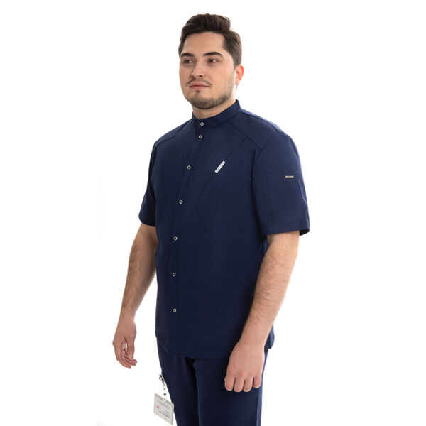 Блуза мужская «Алекс», темно-синий, 54 - фото 0