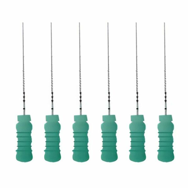 Файлы ручные Geosoft EndoLine H-FILE, для прохождения и для расширения корневых каналов, 25 мм, №35, сталь, 6 шт - фото 0