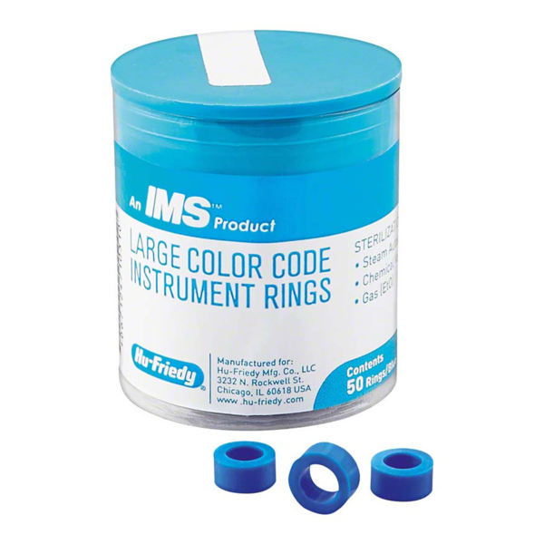Кольца маркировочные IMS, макси, синие, для ручек №6, 7, 8, 9, 50 шт - фото 0