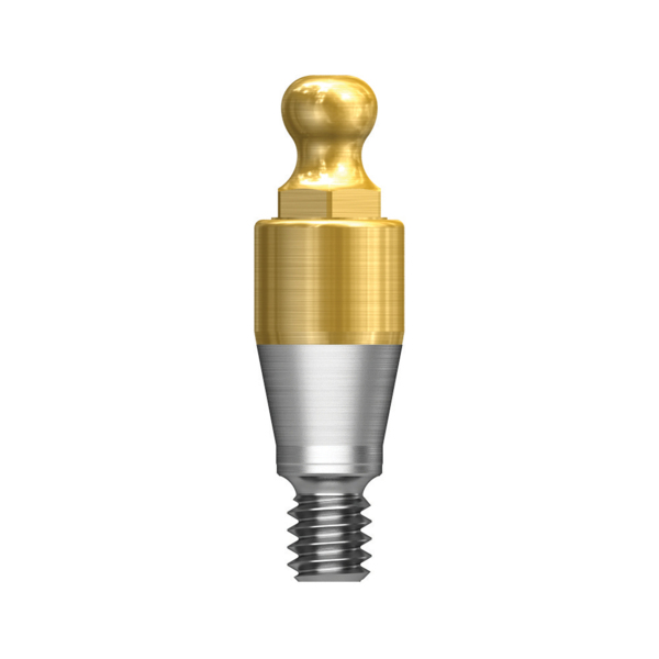 Абатмент шариковый OSSTEM TS Stud Standart, под ключ O-ring, D=3.5 мм, G/H=3.0 мм - фото 0
