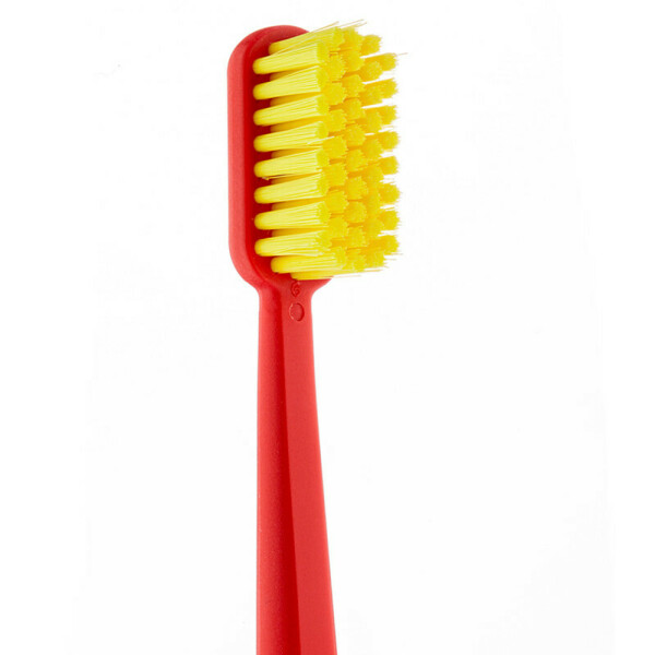 Зубная щётка Revyline SM6000 Smart, мануальная, красная с желтой щетиной - фото 2