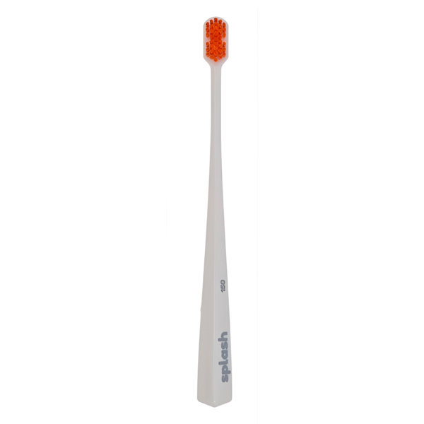 Зубная щетка Splash Brush Double 150, мягкая, белый, 1 шт - фото 2