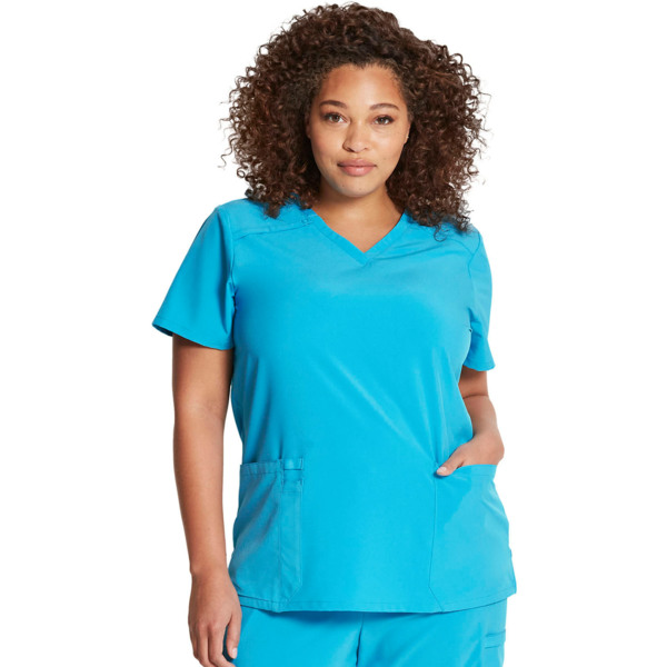 Топ медицинский женский Dickies DK615, бирюзовый, 2XL - фото 0