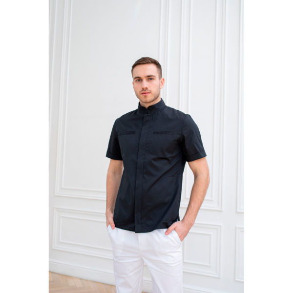 Туника мужская Dr. Nice, на молнии, черный, 56 - фото 0