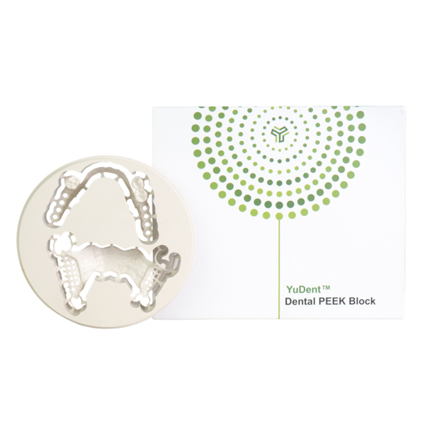 Высокопроизводительный полимерный материал YuDent Dental PEEK, натуральный, 98,5х16 мм - фото 0