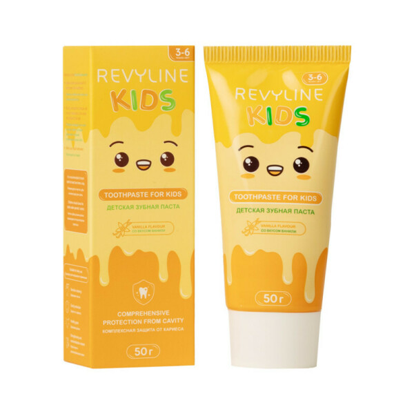 Детская зубная паста Revyline Kids, с ароматом ванили, 50 г - фото 0