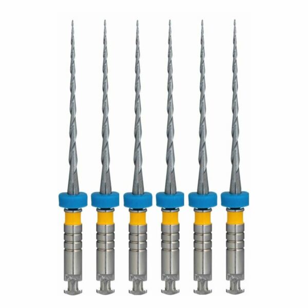 Файлы машинные Eurofile MultiTaper, реципрокный, стерильный, для препарирования каналов, 21 мм (16 мм), №20/.04, никель-титан, 6 шт - фото 0