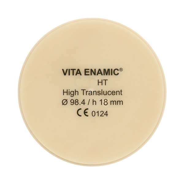 VITA ENAMIC DISC, VITA SYSTEM 3D-MASTER HT - диск из гибридной керамики, высокотранслюцентный, 98,4x18 мм, 1 шт - фото 0