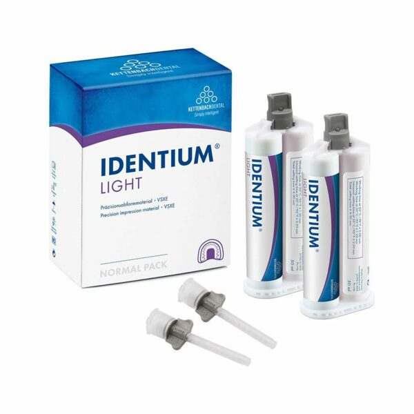 Оттискный материал Kettenbach Identium Light, жидкотекучий, фиолетовый, 2x50 мл + 8 канюль