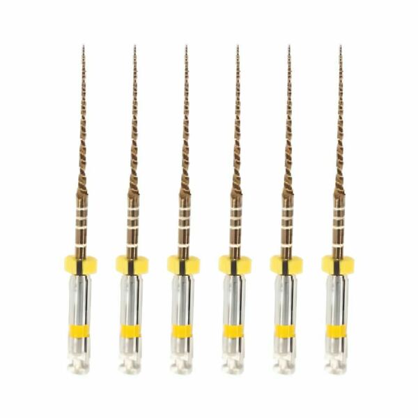 Файлы машинные Geosoft EndoLine S-FLEXI, стерильные, для первичного эндодонтического лечения, 25 мм, №20/.04, никель-титан, 6 шт - фото 0