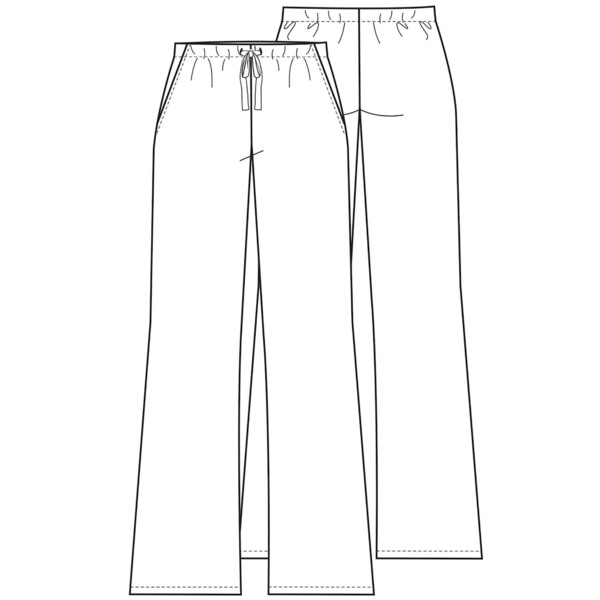 Брюки медицинские женские Vital Threads VT513C, винный, S - фото 4
