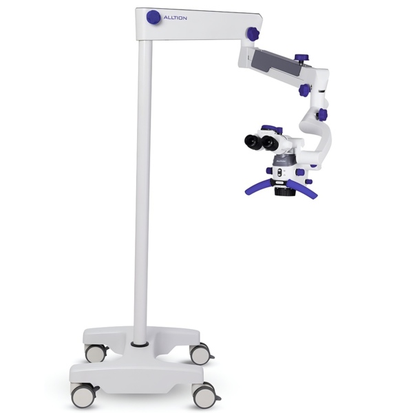Микроскоп стоматологический Alltion AM-5000VF, операционный, 6-ступенчатое увеличение, с вариоскопом и флуоресцентным режимом, сменное крепление - фото 6