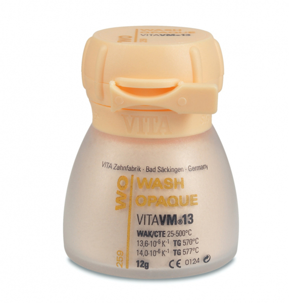 VITA VM 13 WASH OPAQUE - порошок для облицовки металлических каркасов, цвет WO, 12 г - фото 0