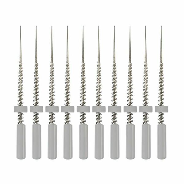 Файлы машинные Medic N.R.G. Gentlefile, для препарирования устьевой и средней трети корневого канала, 20 мм, №024, серый, сталь, 10 шт - фото 0