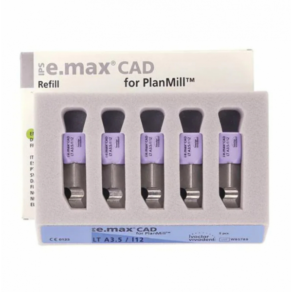 IPS e.max CAD PlanMill LT - блоки из дисиликата лития, цвет A2, A16 (MD), 5 шт - фото 0