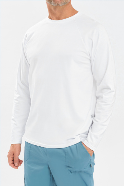 Лонгслив мужской Тезис TZ512, белый, 52 - фото 1