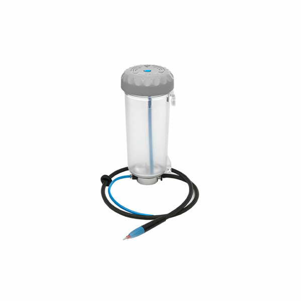 Бачок дополнительный для струйного материала 70-250 мкм для пескоструйного аппарата Basic, левый - фото 0