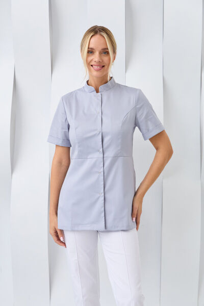 Туника женская Dr. Nice на кнопках, серый, 56 - фото 4