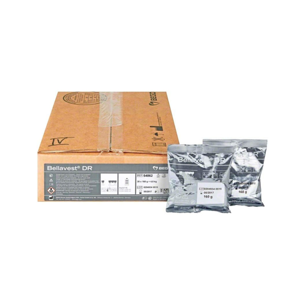 Bellavest DR - паковочный материал для сверхточного литья коронок и мостовидных протезов, 30х160 г - фото 1
