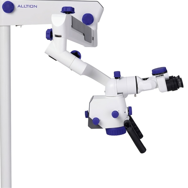 Микроскоп стоматологический Alltion AM-5000V, операционный,  6-ступенчатое увеличение, с вариоскопом, сменное крепление - фото 4