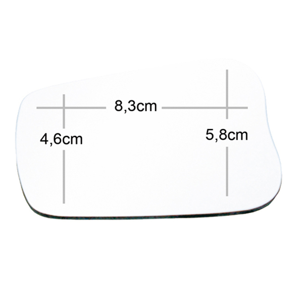 Зеркало стоматологическое Acteon (MZP522.), окклюзионное, для фотосъемки, хромированное, двустороннее, для детей, 83x46x58 мм - фото 0