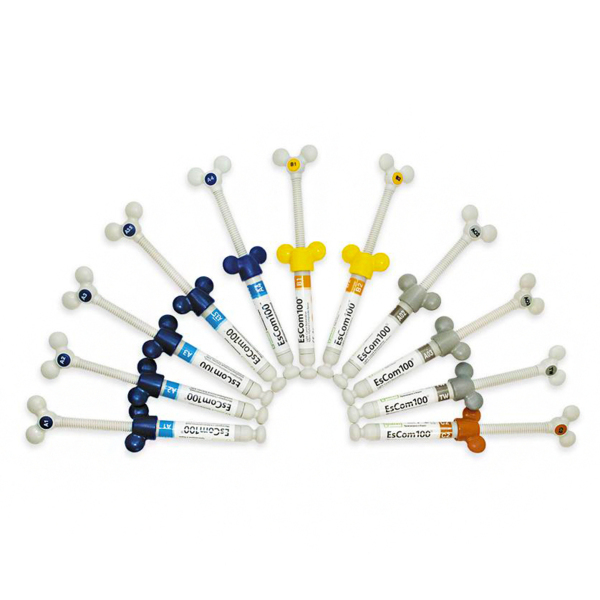 EsCom100 — пломбировочный материал, цвет A4, шприц 4 г - фото 0