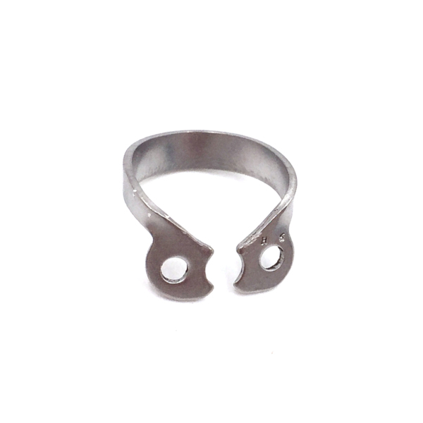 Ash Rubber Dump Clamp EW — кламмер для коффердама, без крыльев, верхние премоляры - фото 0
