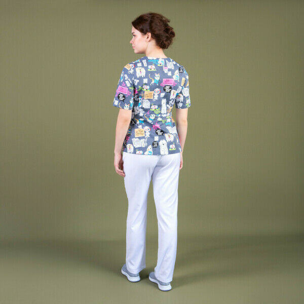 Брюки женские Тезис TZ317, белый, 48 - фото 2