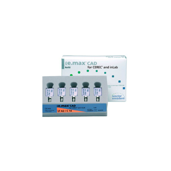IPS e.max CAD CEREC/inLab LT - блоки из стеклокерамики, цвет B1 C14, 5 шт - фото 1