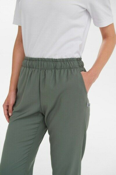 Брюки женские Тезис TZ315, оливковый, 42 - фото 2