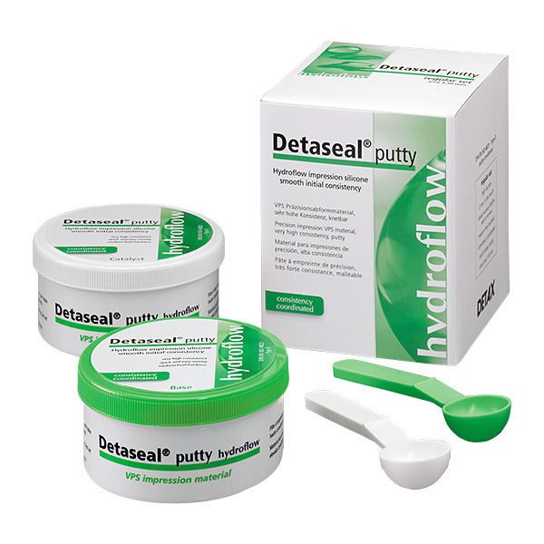 Detaseal hydroflow Putty - слепочный материал для базового слоя, 2х250 мл - фото 0