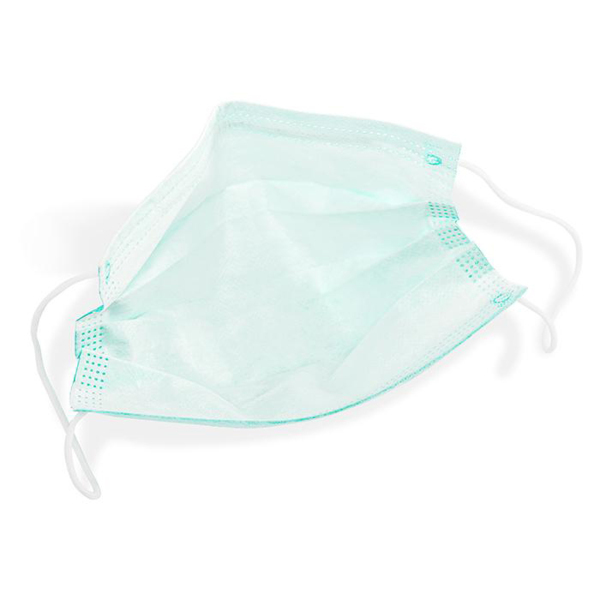 Safe+Mask Economy Mask - маски хиругические на резинках, зеленые, 50 шт - фото 5