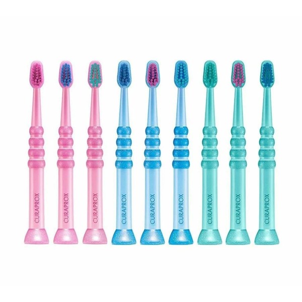 Детская зубная щетка CS Baby c гуммированной ручкой, розовый - фото 3