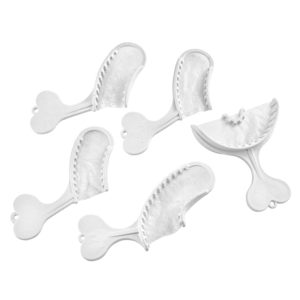 Ложка оттискная Spident Bitetray, G2 HalfSide, фрагментарная, сетчатая, 50 шт - фото 1