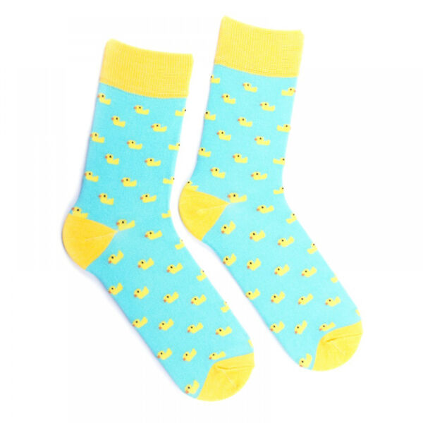 Носки женские, "Утята", голубой, 36-40 - фото 0