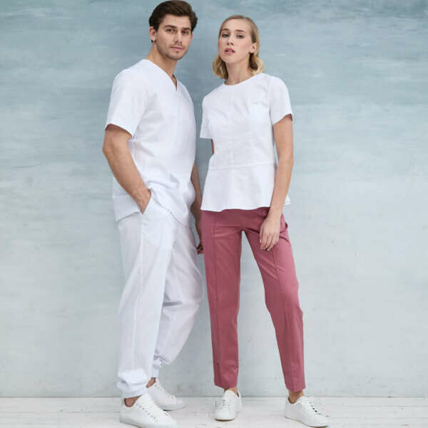 Брюки женские Dr. Nice «ШОВ», пыльно-розовый, 56 - фото 3