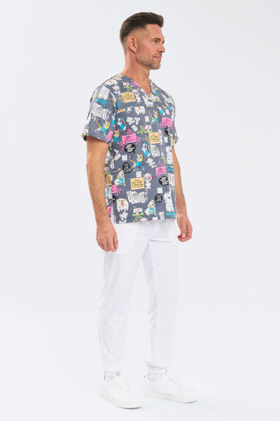 Туника мужская Тезис TZ600, принт "Котики и собачки", 56 - фото 2