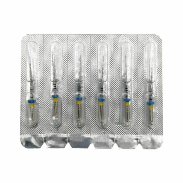 Файлы машинные Eurofile MultiTaper, реципрокный, стерильный, для препарирования каналов, 25 мм (16 мм), №20/.06, никель-титан, 6 шт - фото 1