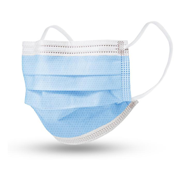 Safe+Mask Economy Mask - маски хиругические на резинках, синие, 50 шт - фото 0