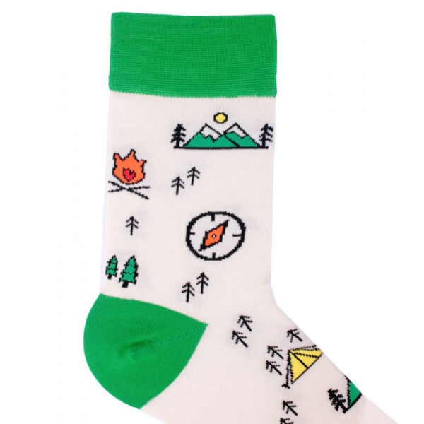 Носки женские, "Лес и компас", бежевый, 36-40 - фото 2