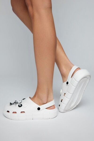 Сабо W-52, белый, 38-39 - фото 0