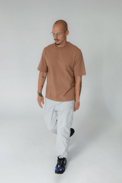 Футболка мужская Тезис, бежевый, 52-54 - фото 2