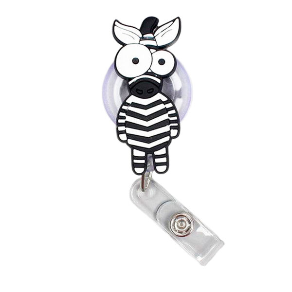 Держатель для бейджа с рулеткой "Зебра" - фото 0