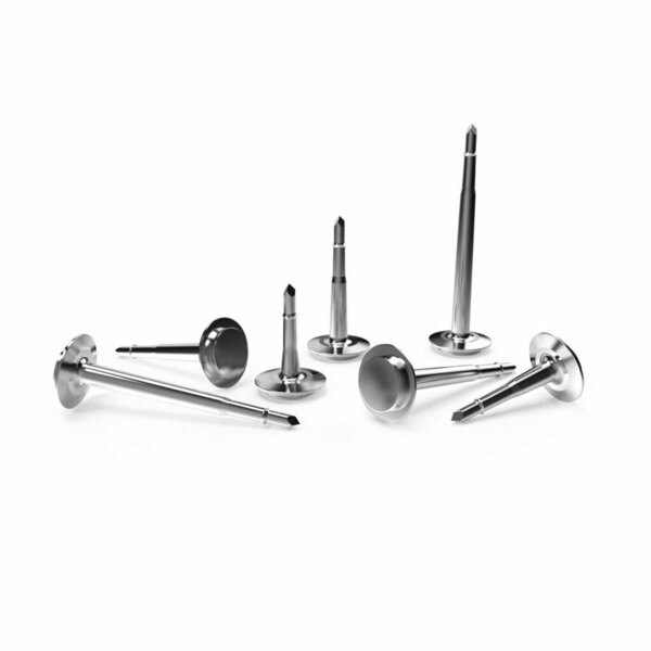 Пин безударный EndoCarbon, для фиксации мембран и титановых сеток, тип 2, L=9 мм, H=0.6 мм, D(шляпки/стержня)=3.0/0.6 мм, титан, 5 шт - фото 2