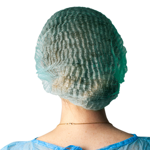 Шапочка медицинская "Шарлотта", зеленая, 100 шт - фото 1