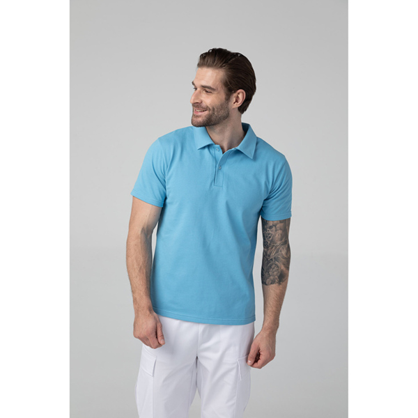 Поло мужское, голубой, 50 - фото 0